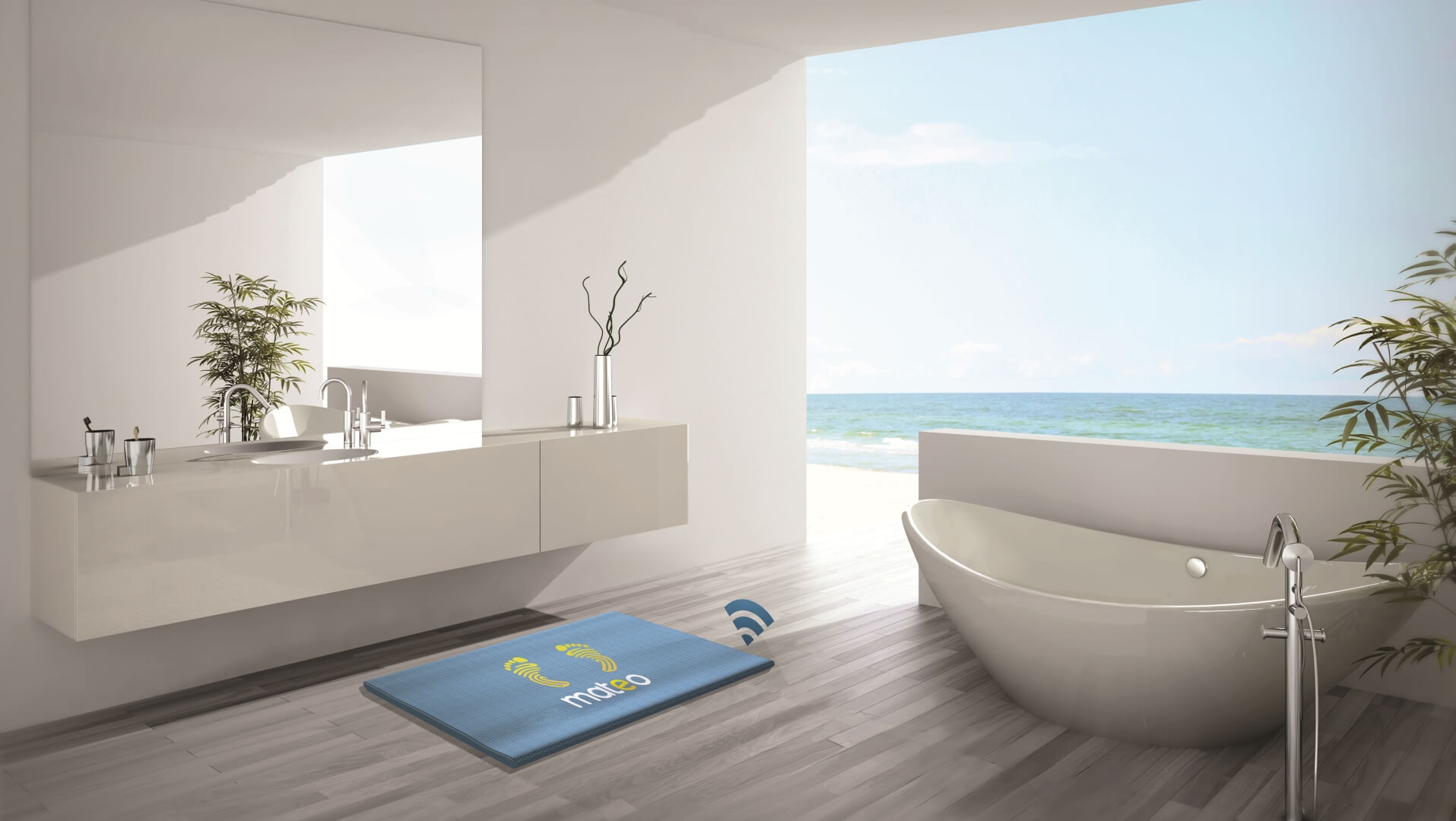 Mateo: A smart bathroom mat, tracks weight & posture [CES 2020 ...